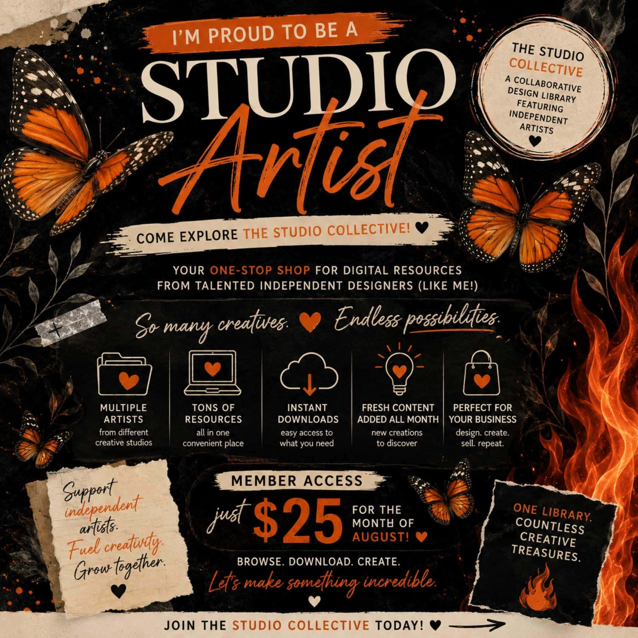 Studio Collective August Membership